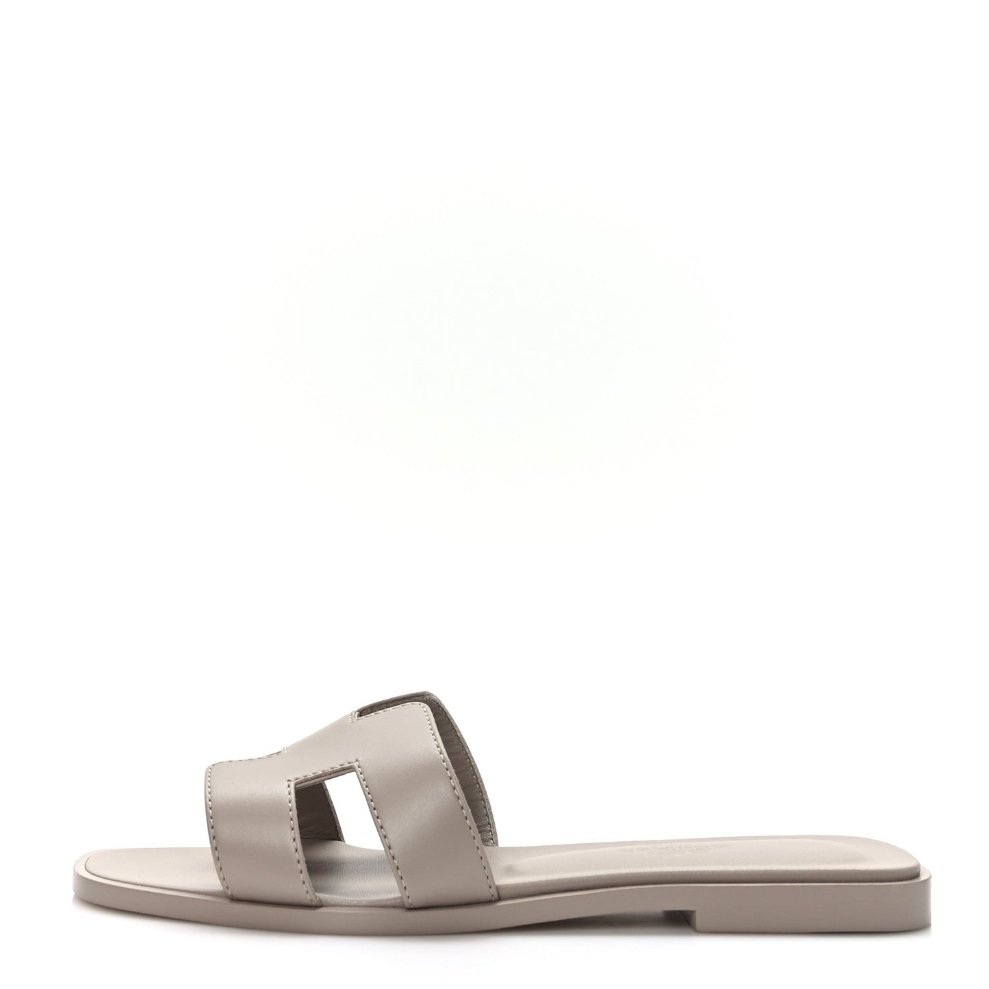 Box Calfskin Oran Sandals 35.5 Beige Mastic