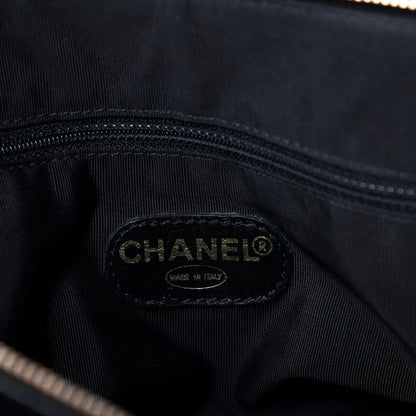 Chanel Caviar Quilted CC Shopping Tote Black 6 of 10