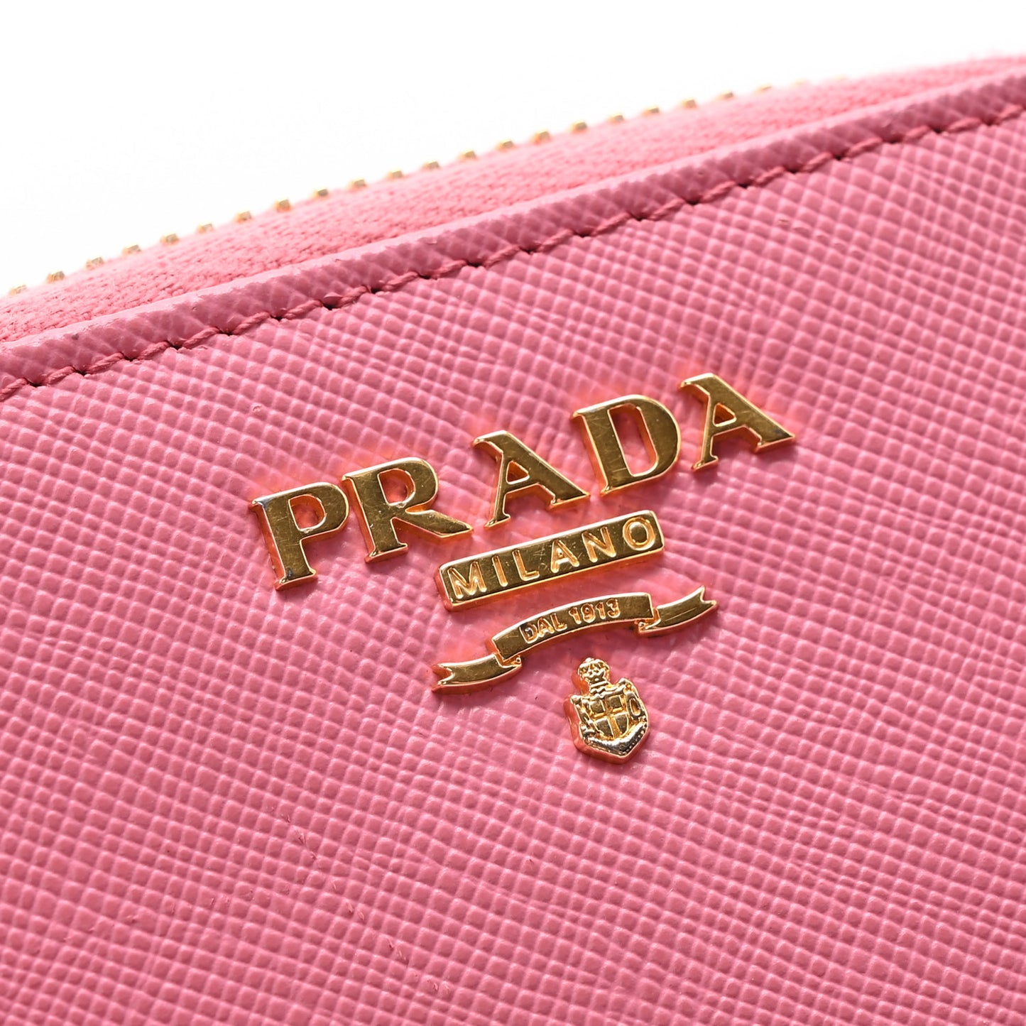 Saffiano Metal Coin Purse Pink