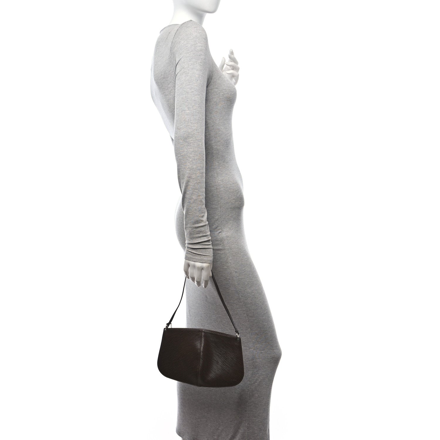 Louis Vuitton Epi Demi Lune Pochette Moka 2 of 9