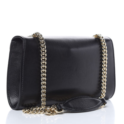 Gucci Smooth Calfskin Small Emily Chain Shoulder Bag Black 3 of 14
