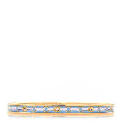 Hermes Enamel Printed Extra Narrow Bracelet 65 3 of 5