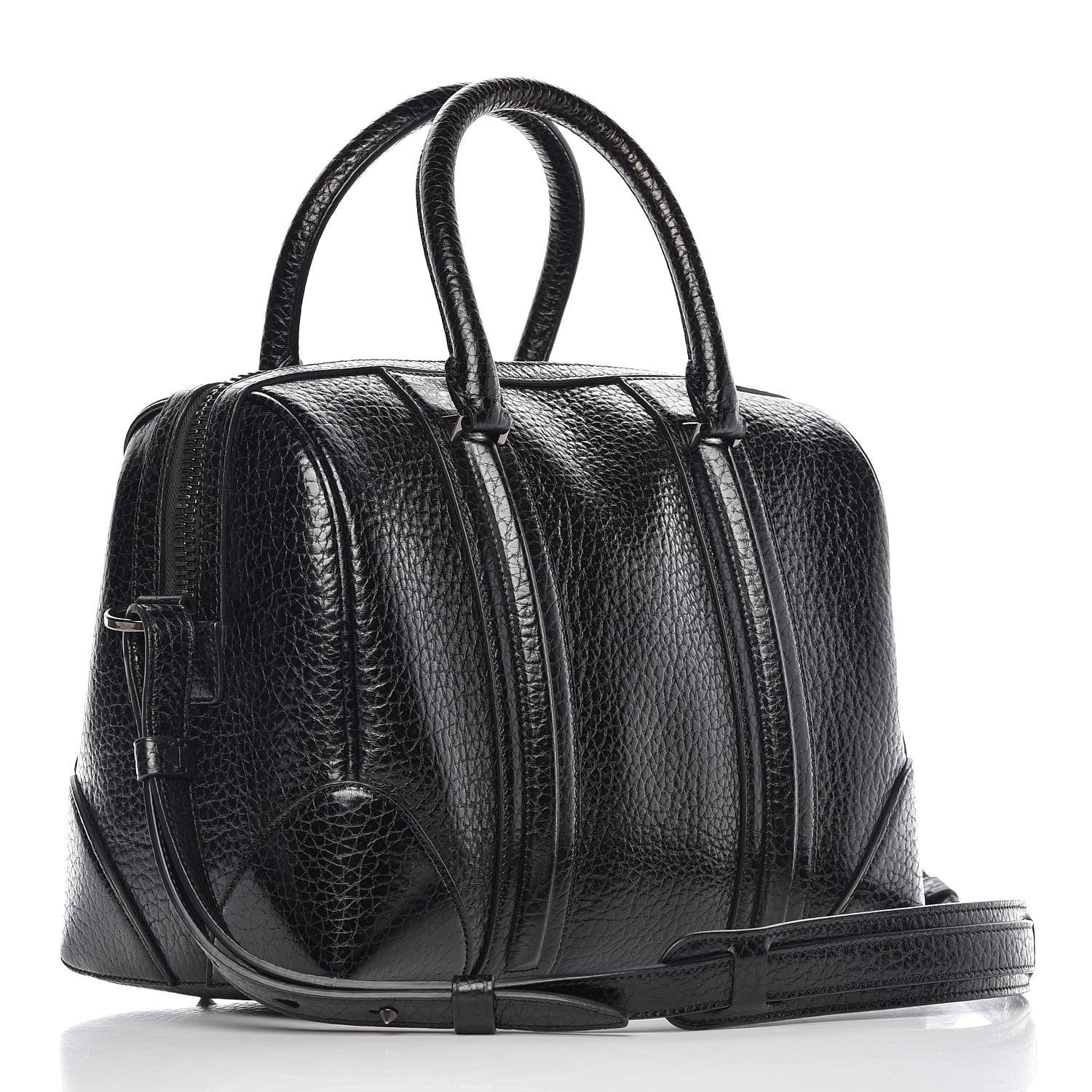 Givenchy Glazed Pebbled Calfskin Medium Lucrezia Black 4 of 11