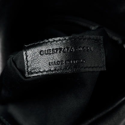 Saint Laurent Lambskin Quilted Monogram Monochrome Small Loulou Puffer Chain Satchel Black 8 of 11
