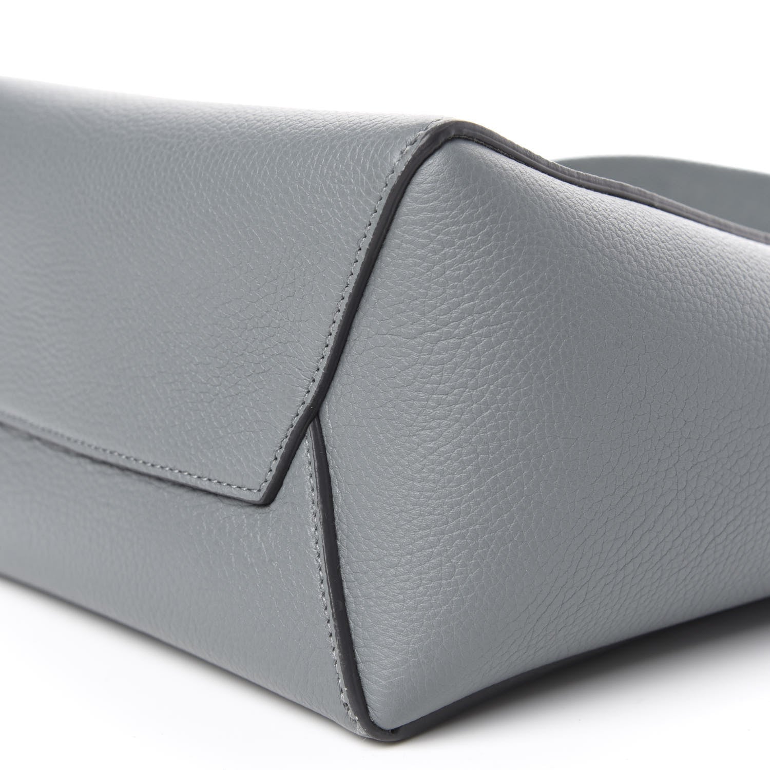 Celine Soft Grained Calfskin Small Sangle Bucket Bag Grey 6 of 7