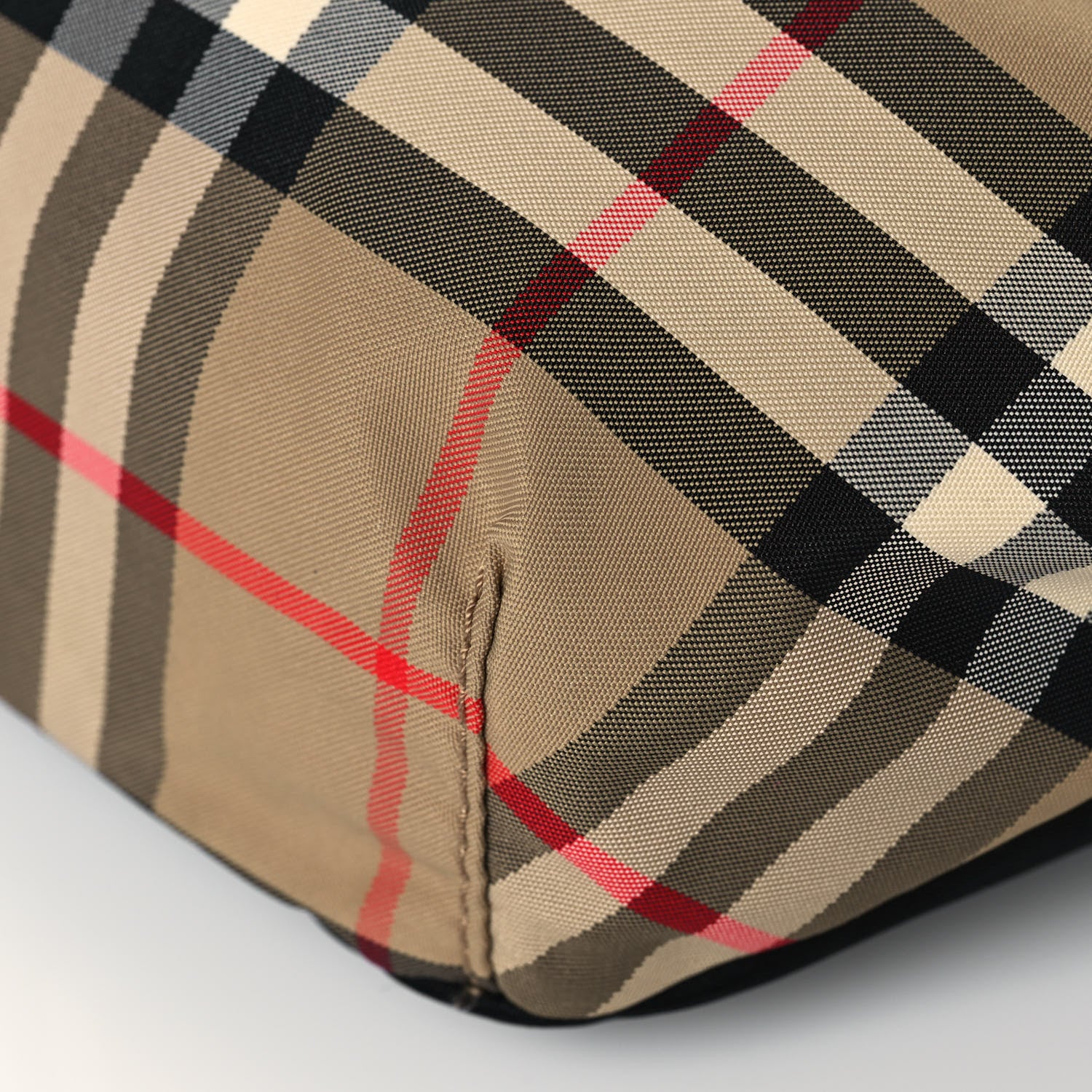 Burberry Nylon Vintage Check Sonny Bum Bag Archive Beige Black 9 of 11