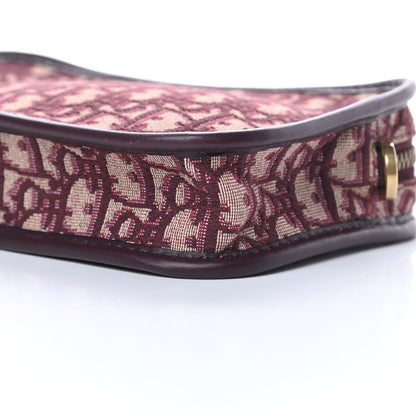 Christian Dior Oblique Diorquake Clutch Burgundy 9 of 9