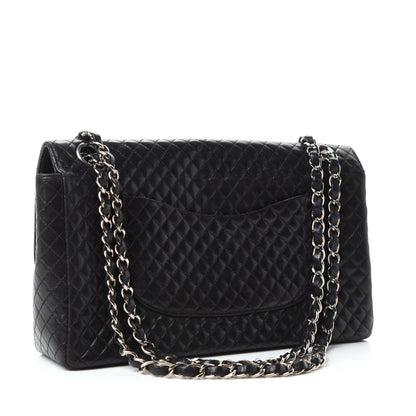 Chanel Lambskin Micro Quilted Medium Single Flap Black 4 of 13