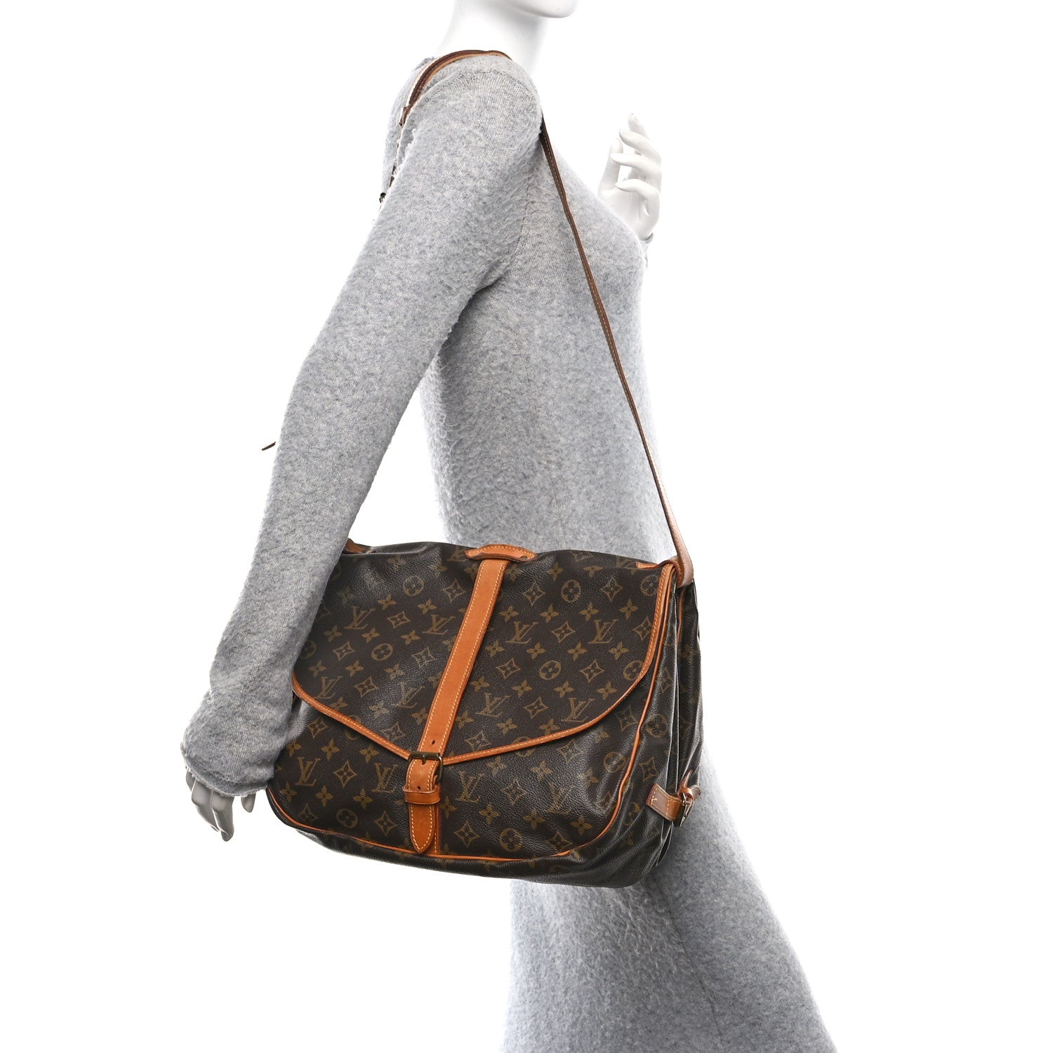 Louis Vuitton Monogram Saumur 35 2 of 19