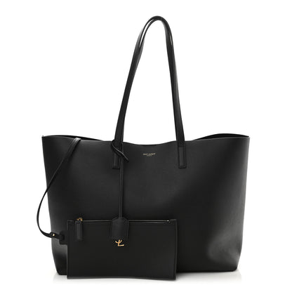 Saint Laurent Calfskin Large Shopping Tote Black 1 of 8