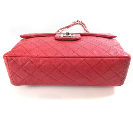 Caviar Maxi Flap Fuchsia