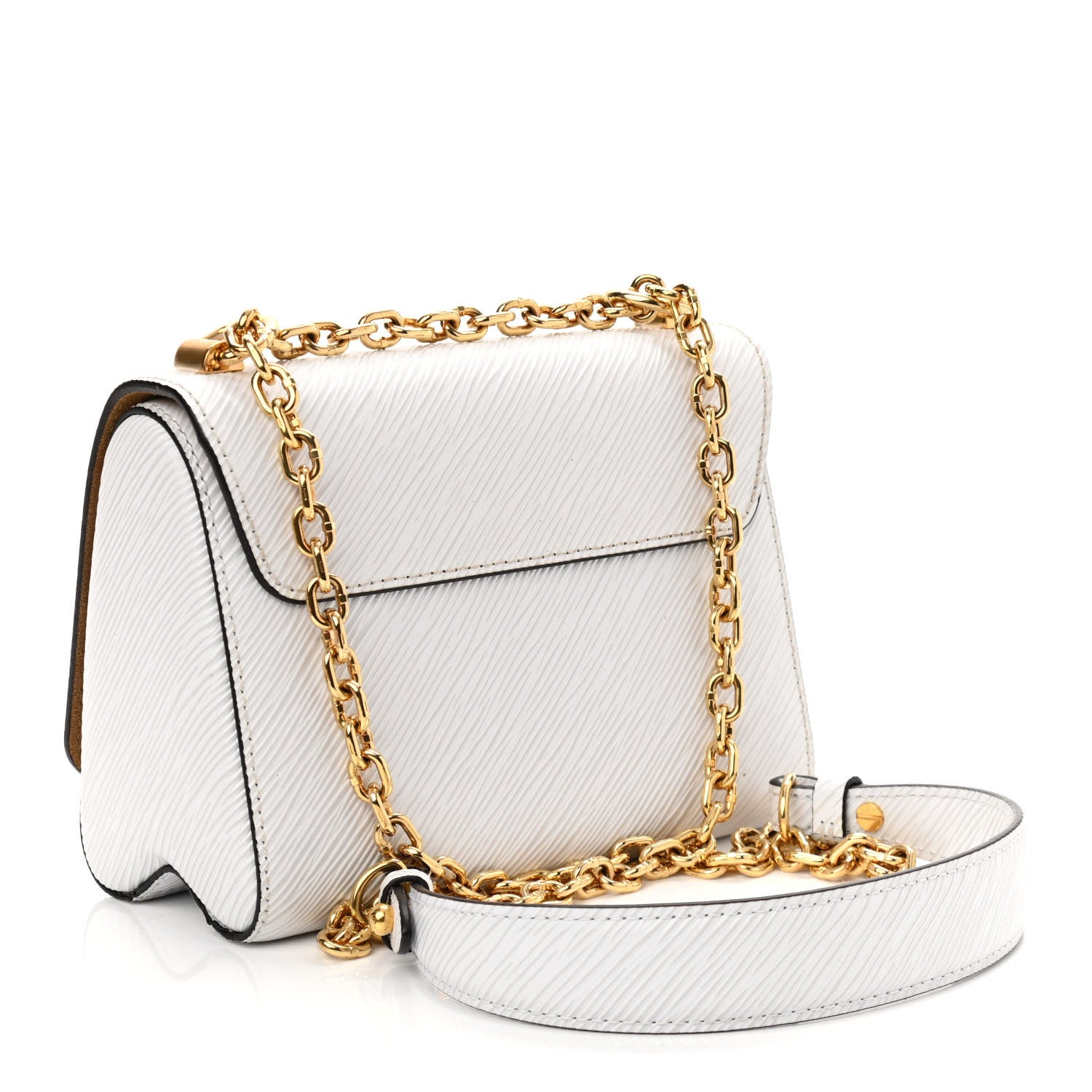 Louis Vuitton Epi Twist Shoulder Bag PM White 3 of 10