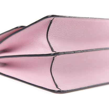 Dolce & Gabbana Grained Calfskin Rosalia Shoulder Bag Pink 7 of 10