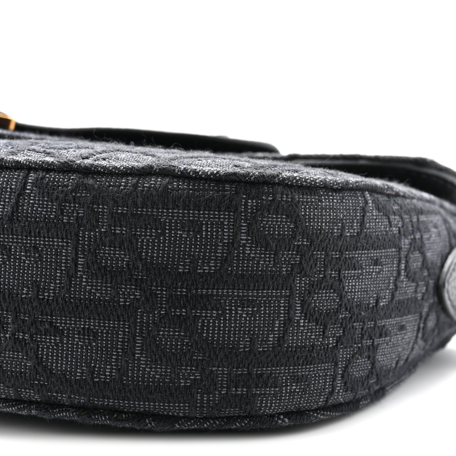 Christian Dior Oblique Saddle Messenger Pouch Blue Black 10 of 10