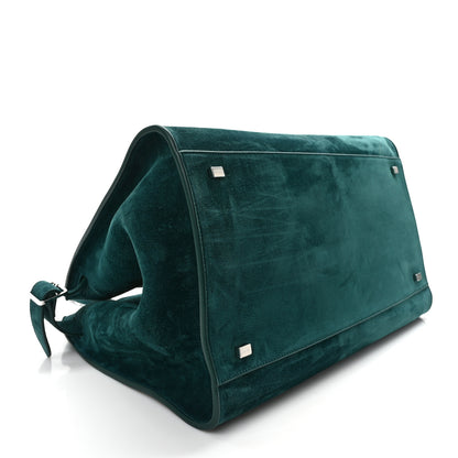 The Row Suede Soft Margaux 15 Teal Green 4 of 11