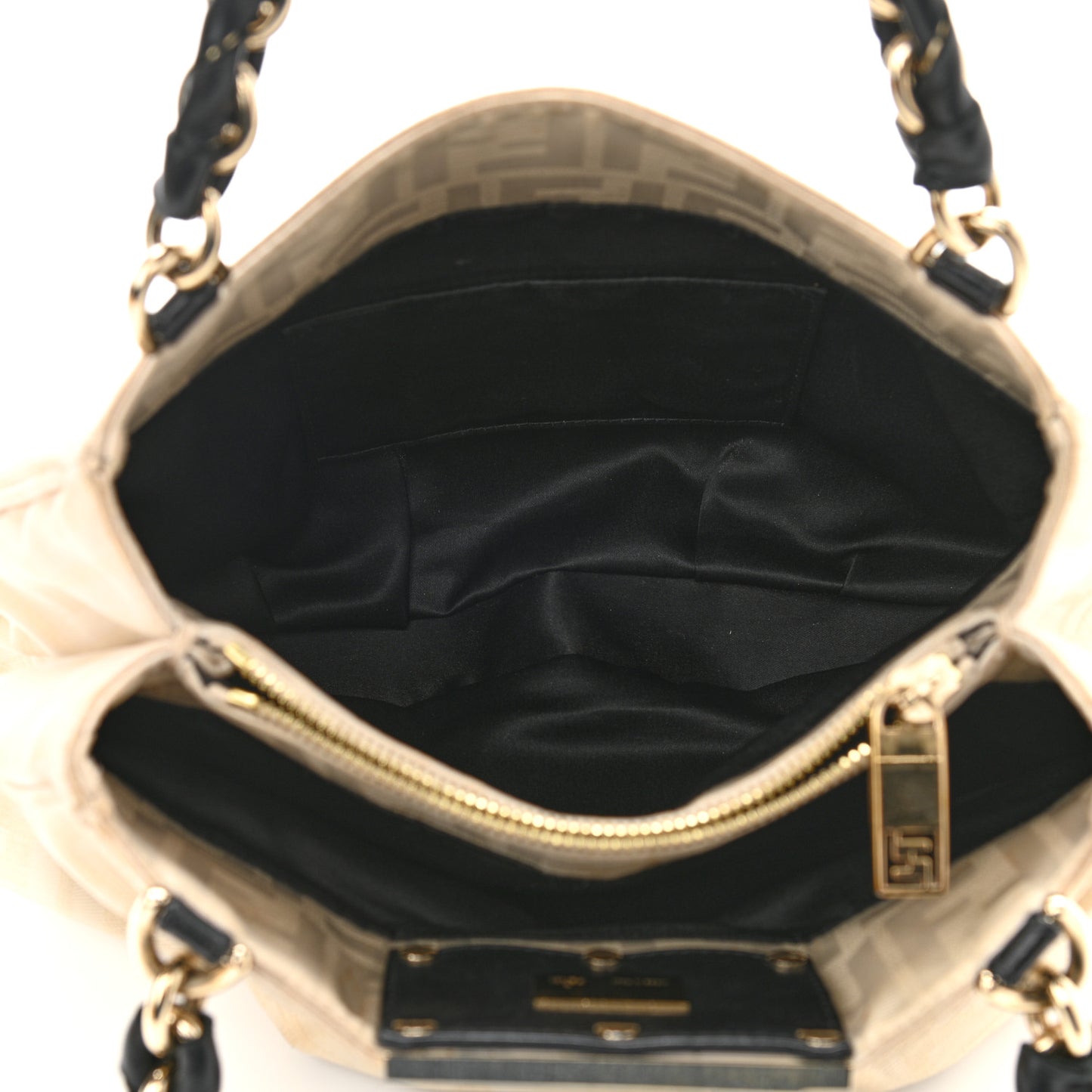 Zucca Mia Tote Beige Black