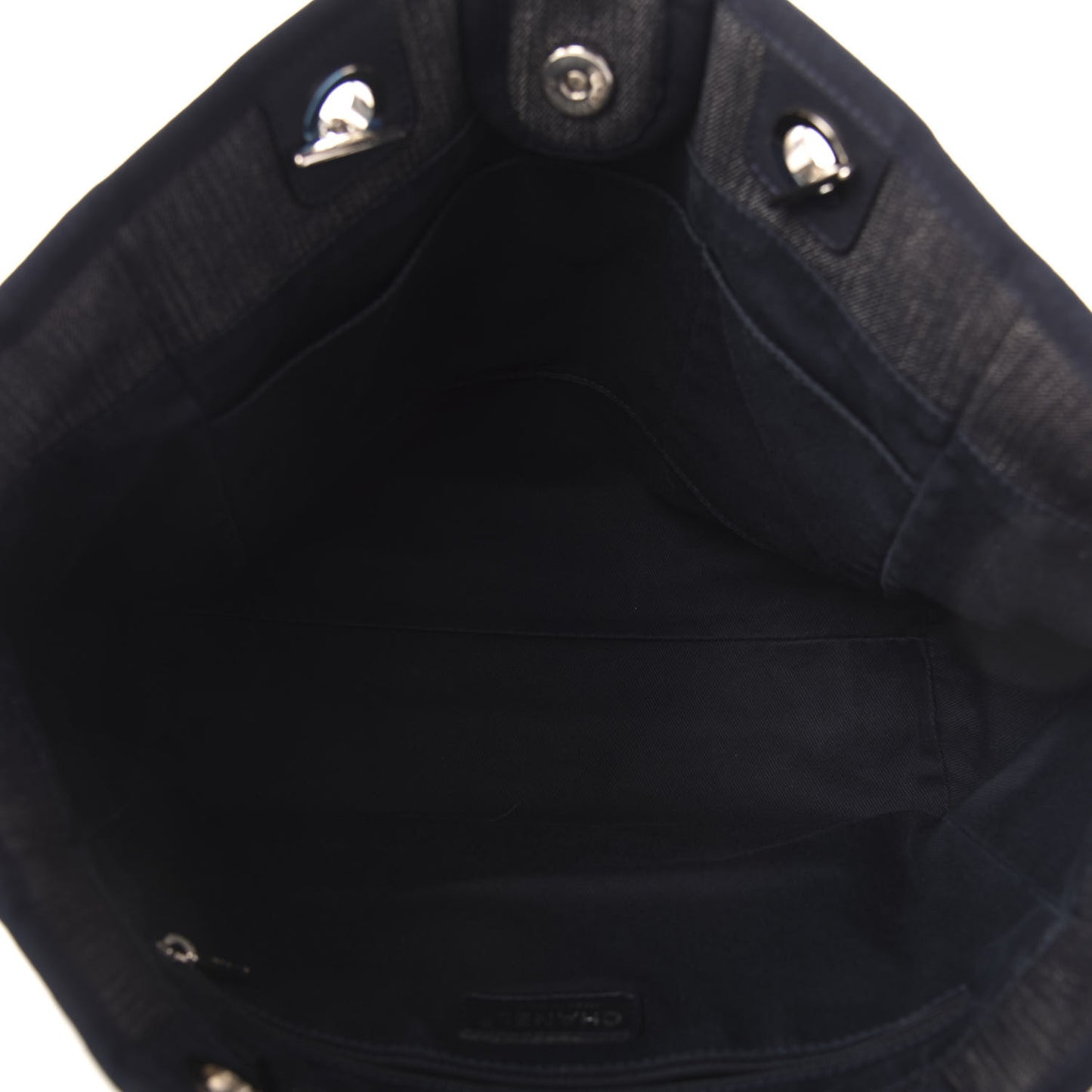 Denim Small Deauville Tote Dark Blue