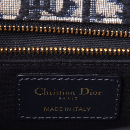 Christian Dior Oblique 30 Montaigne Flap Bag Blue 6 of 10