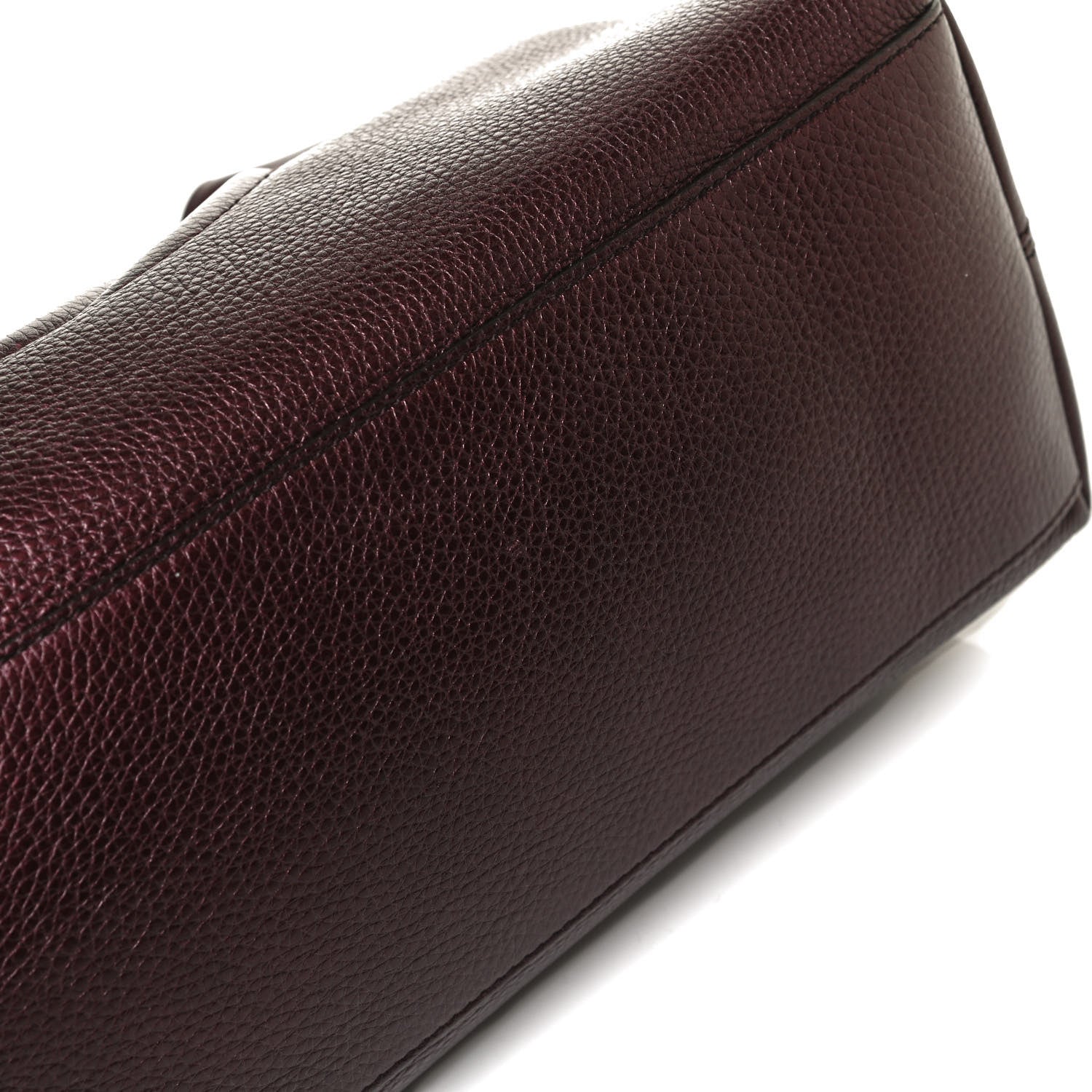 Gucci Metallic Cellarius Calfskin Medium Soho Chain Shoulder Bag Classic Burgundy 12 of 16