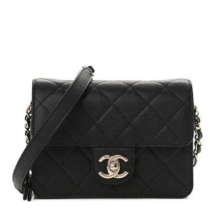 Chanel Caviar Quilted Like A Wallet Flap Black 1 of 9