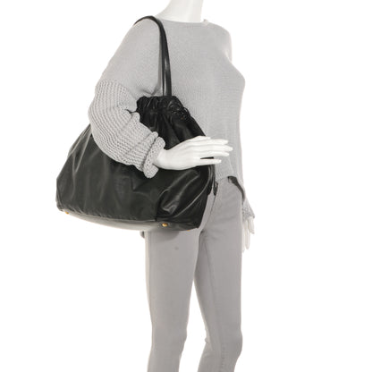 Prada Soft Calf Shopping Tote Nero Black 2 of 9