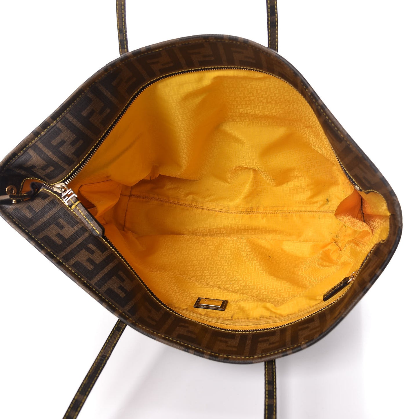 Zucca Spalmati Medium Roll Tote Tobacco Giallo