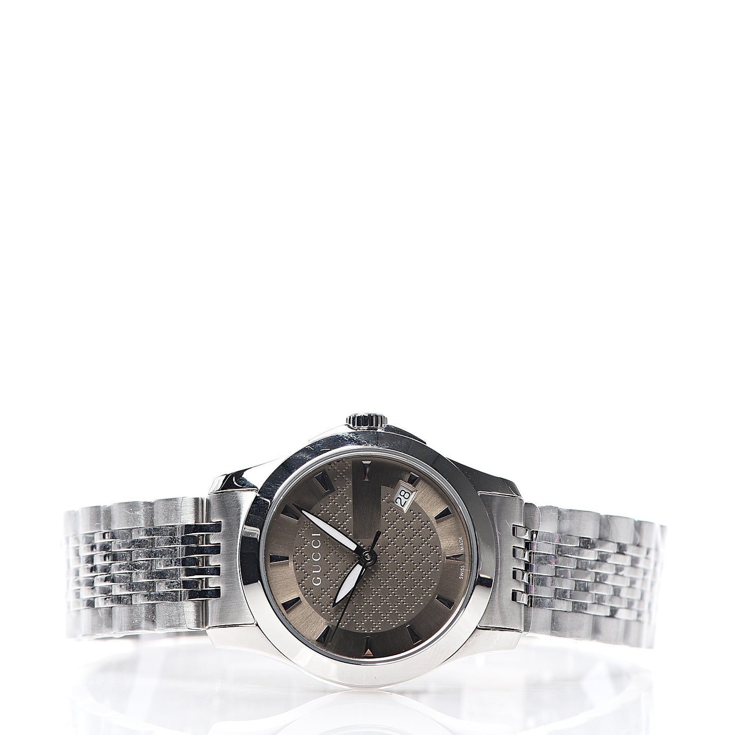Stainless Steel 27mm G-Timeless Quartz Watch Brown