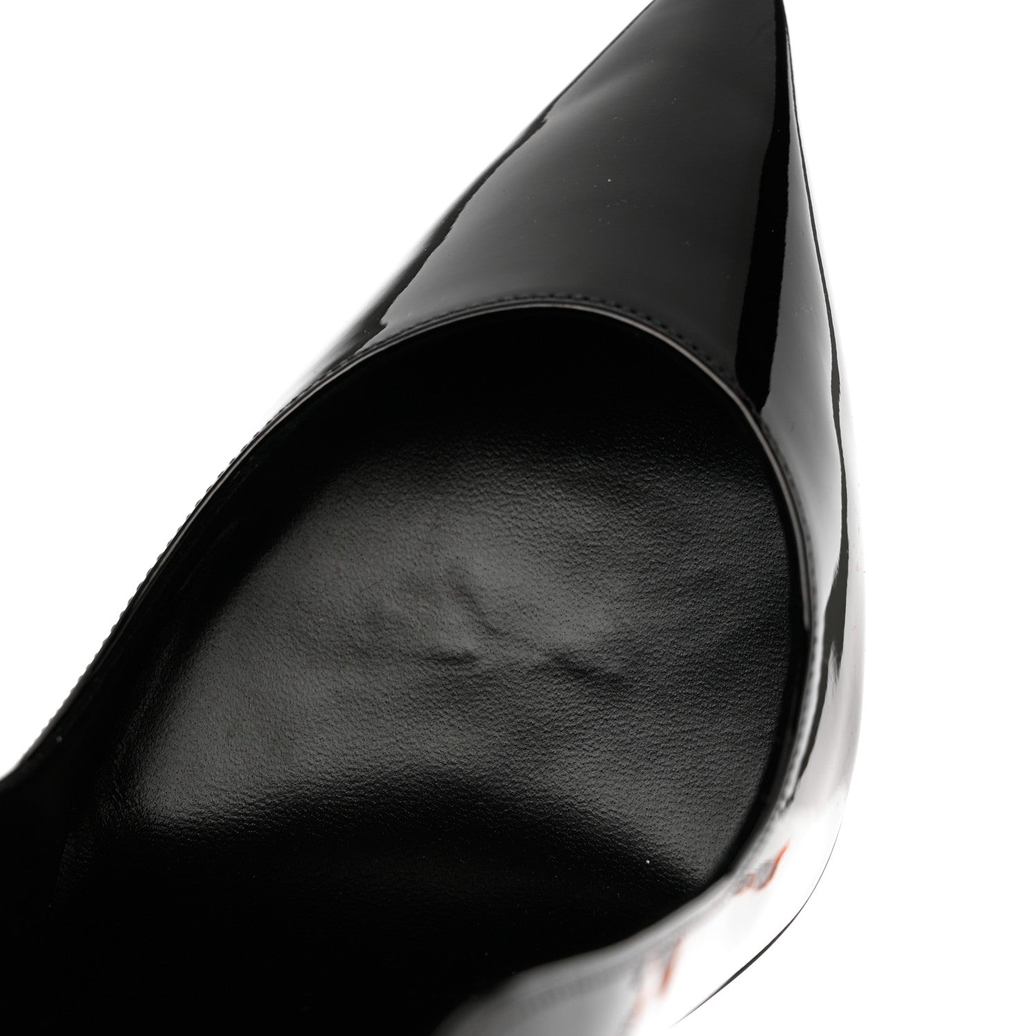 Christian Louboutin Patent Lipchick 100 Pumps 37 Black 9 of 11