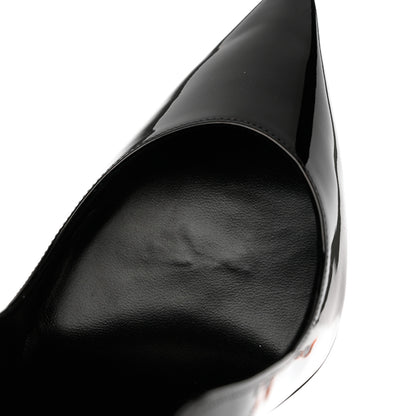 Christian Louboutin Patent Lipchick 100 Pumps 37 Black 9 of 11