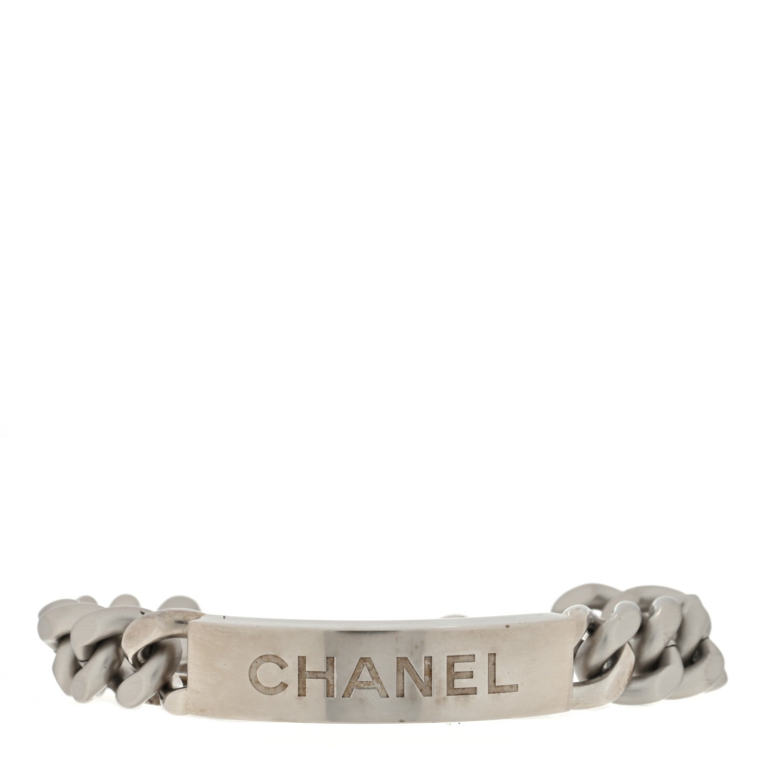 Chanel Chain ID CC Bracelet Silver 1 of 3