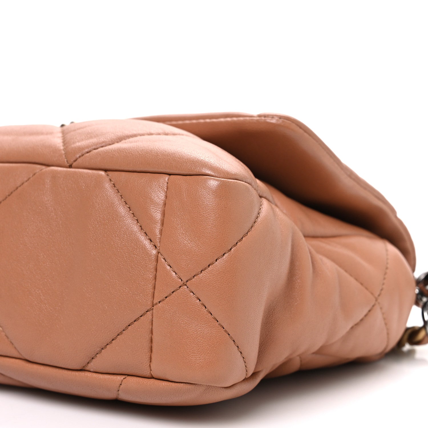 Chanel Lambskin Quilted Medium Chanel 19 Flap Brown 10 of 10