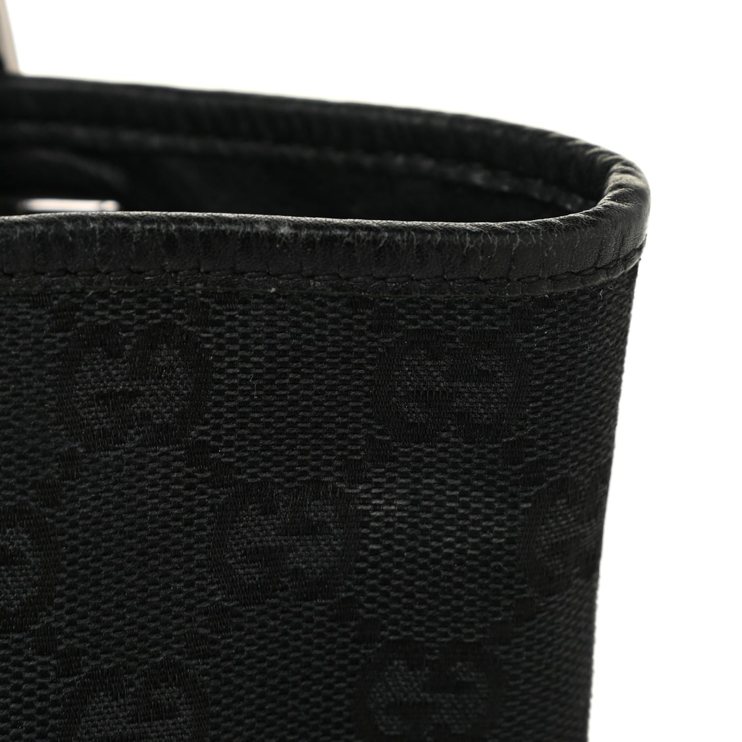 Monogram Small Bucket Tote Black