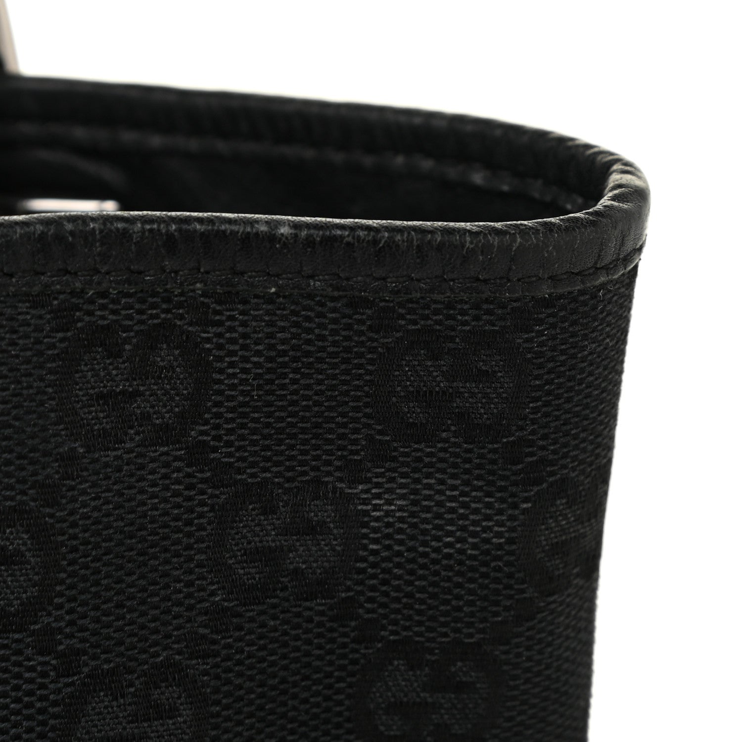 Gucci Monogram Small Bucket Tote Black 19 of 22
