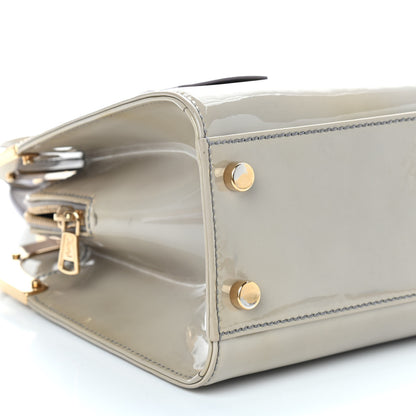 Saint Laurent Patent Small Uptown Light Grey 10 of 11