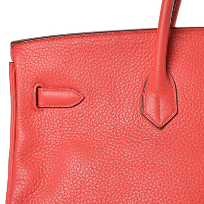 Hermes Taurillon Clemence Birkin 40 Bougainvillea 32 of 39