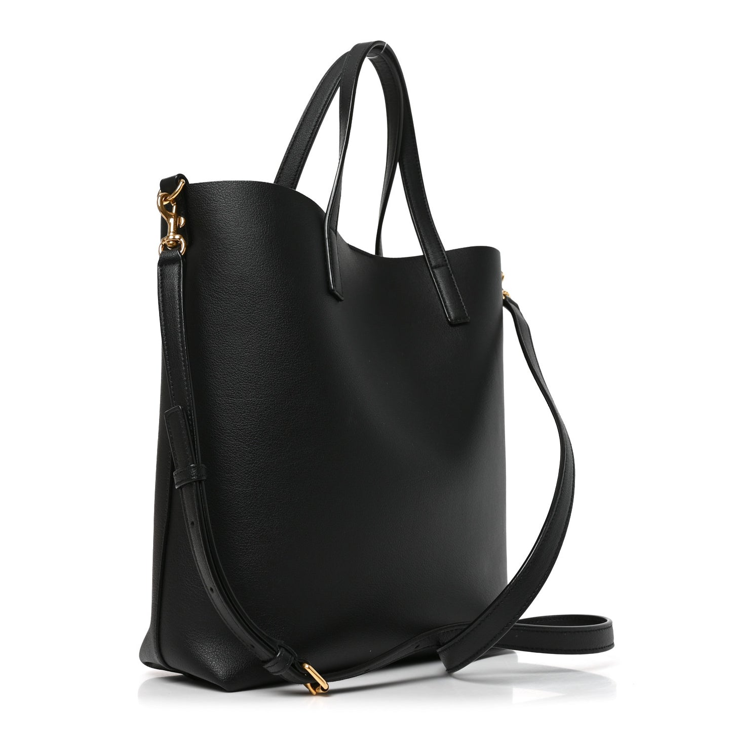 Calfskin Toy Shopping Tote Black