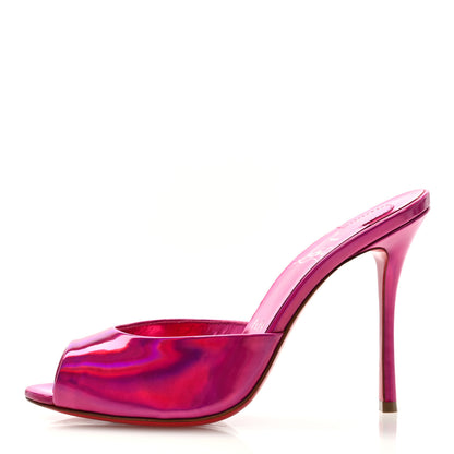 Christian Louboutin Patent Psychic Me Dolly 100 Sandals 37 Fuxia 1 of 8