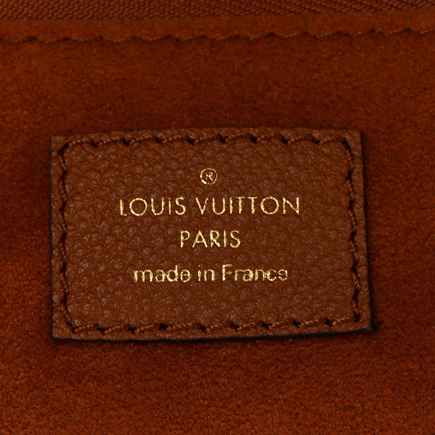 Louis Vuitton Empreinte Monogram Giant Neverfull MM Cognac 7 of 10