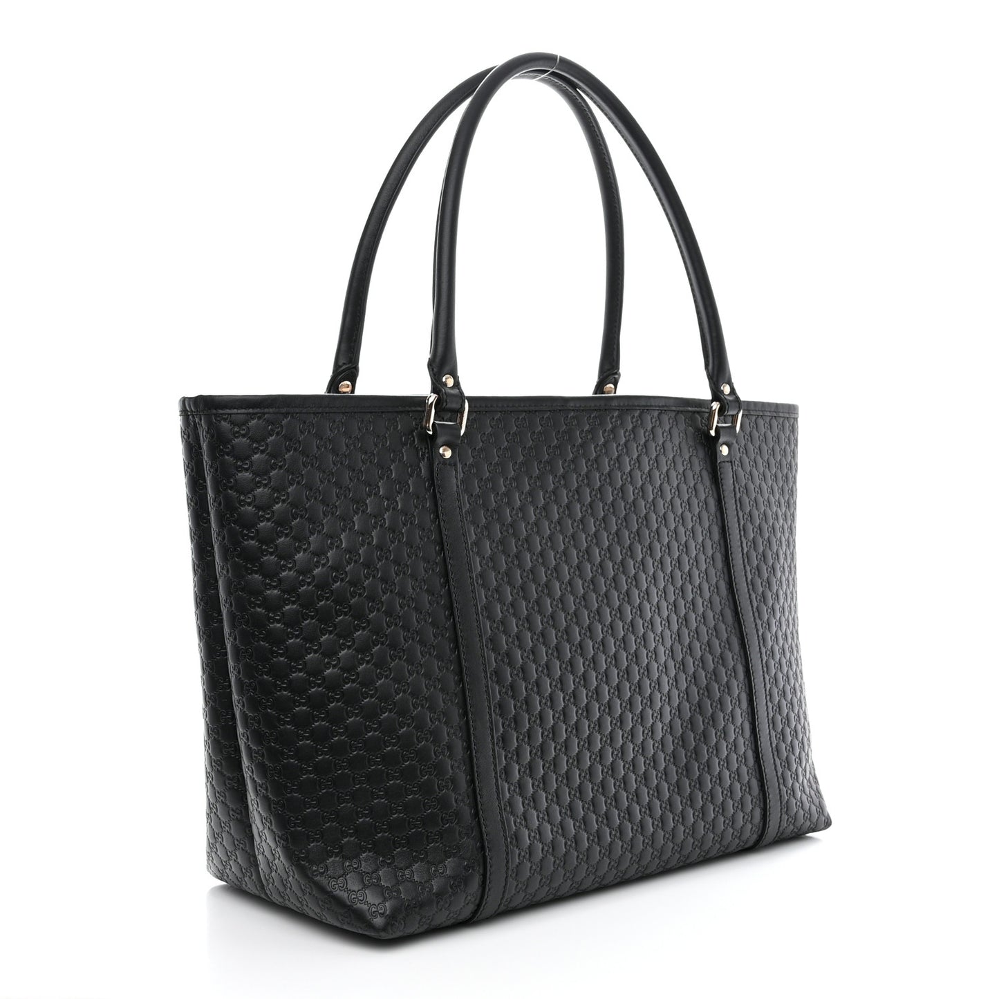 Microguccissima Medium Joy Tote Black