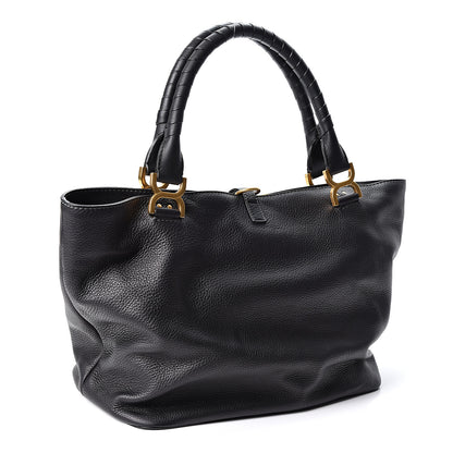 Chloe Calfskin Large New Marcie Tote Black 2 of 9