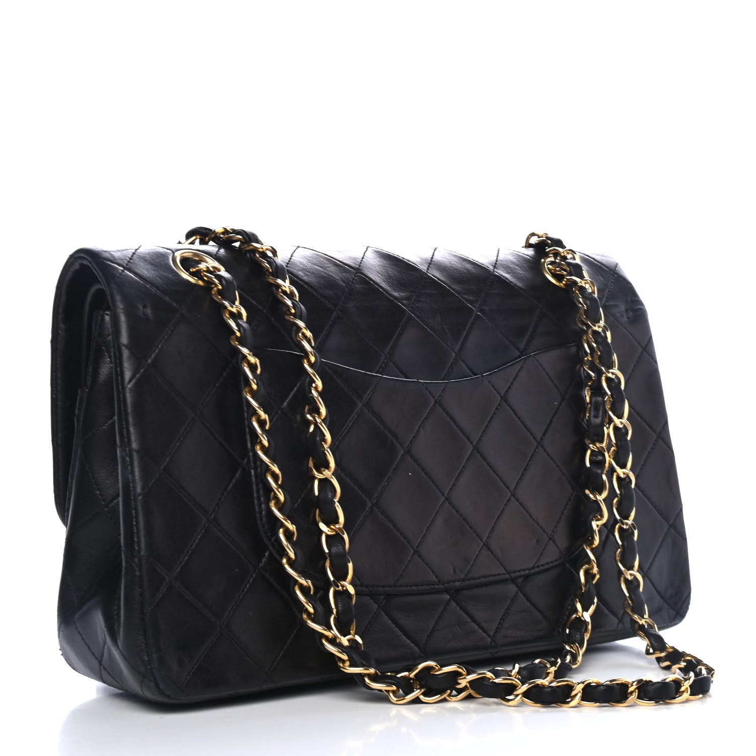 Chanel Lambskin Quilted Small Double Flap Black 2 of 4