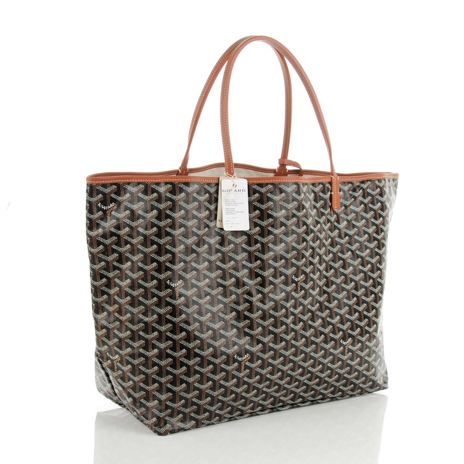 Goyard Goyardine Saint Louis GM Black Gold 4 of 10