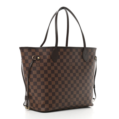 Louis Vuitton Damier Ebene Neo Neverfull MM Rose Ballerine 6 of 21