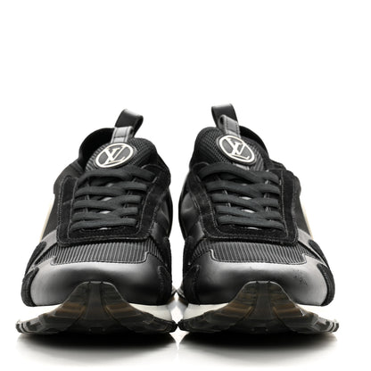 Louis Vuitton Calfskin Run Away Sneakers 37.5 Black 2 of 10