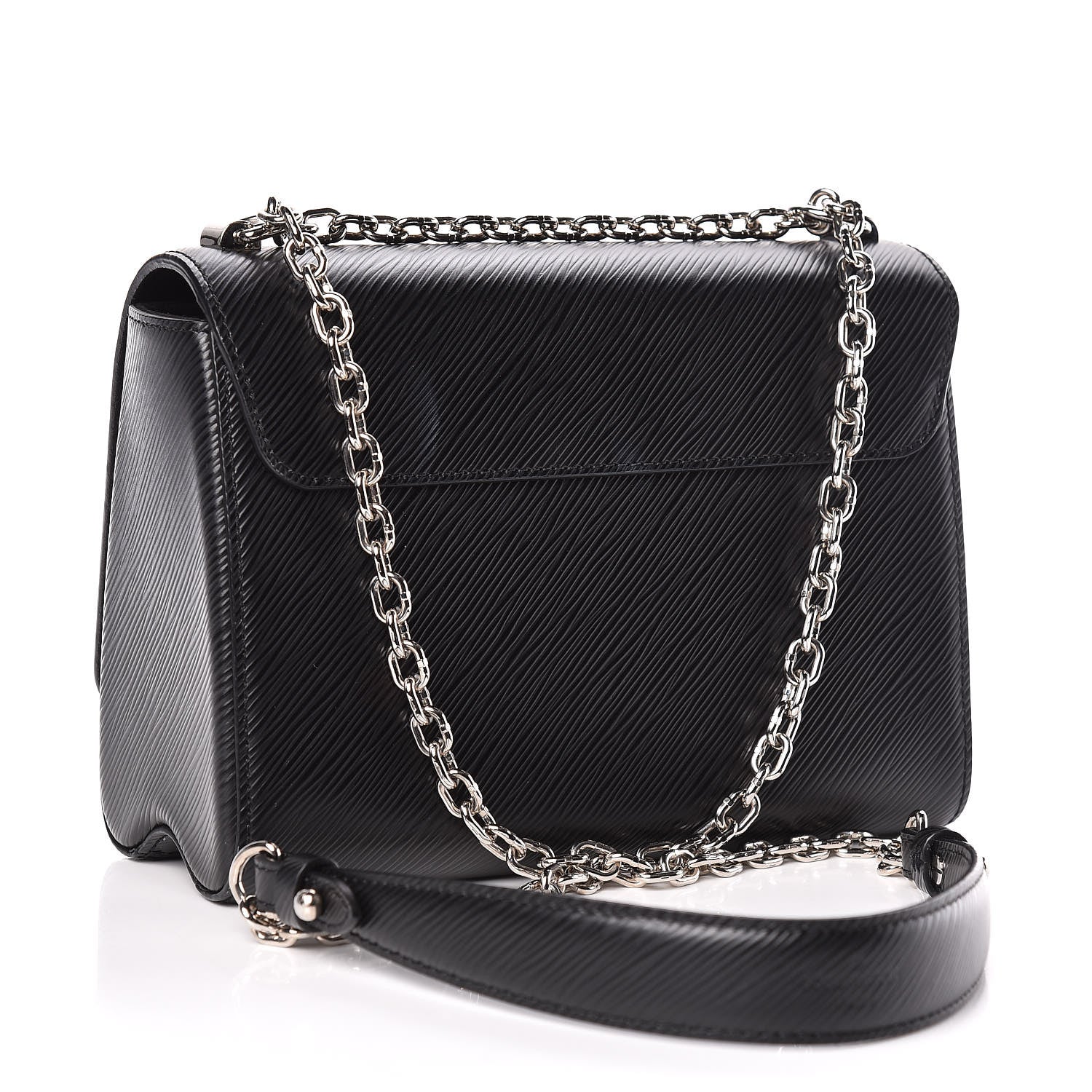 Louis Vuitton Epi Twist Shoulder Bag MM Black 3 of 11