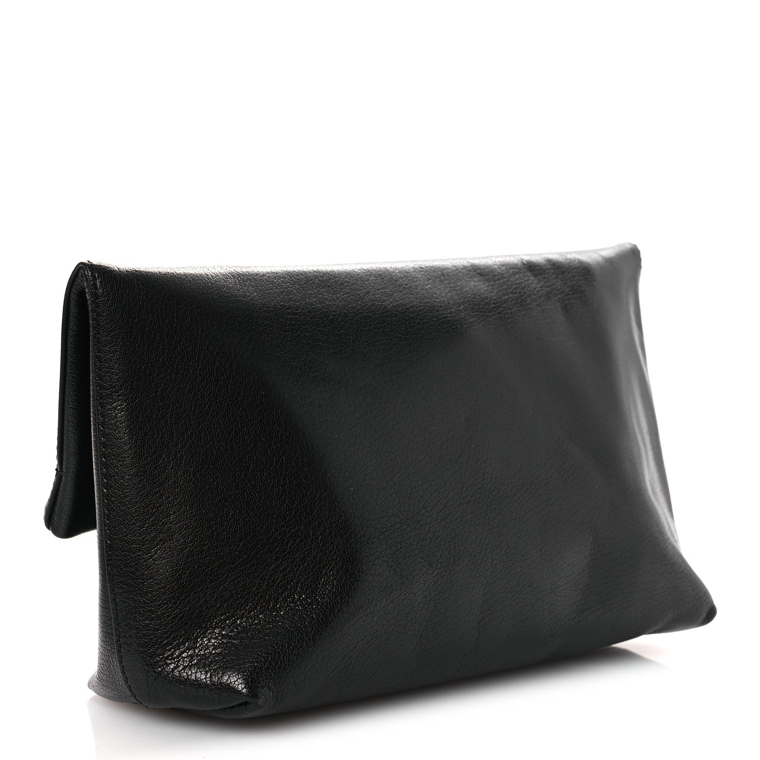 Burberry Grained Calfskin Pin Clutch Black 3 of 12