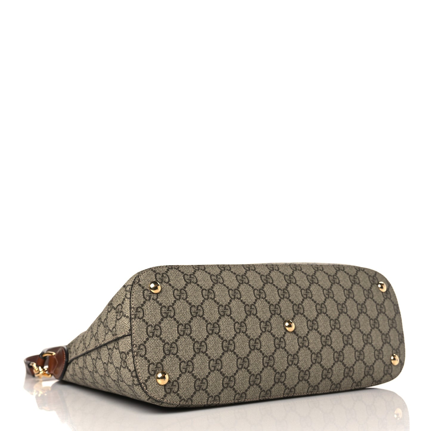 GG Supreme Monogram Linea A Hobo Brown