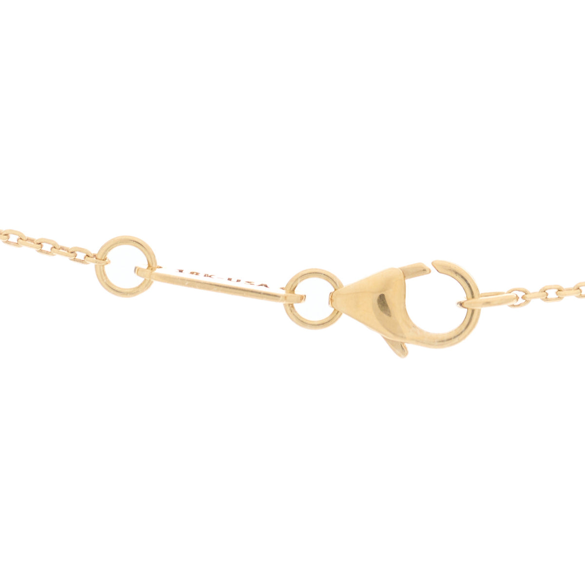 18K Yellow Gold Diamond Frenzy Bar Necklace