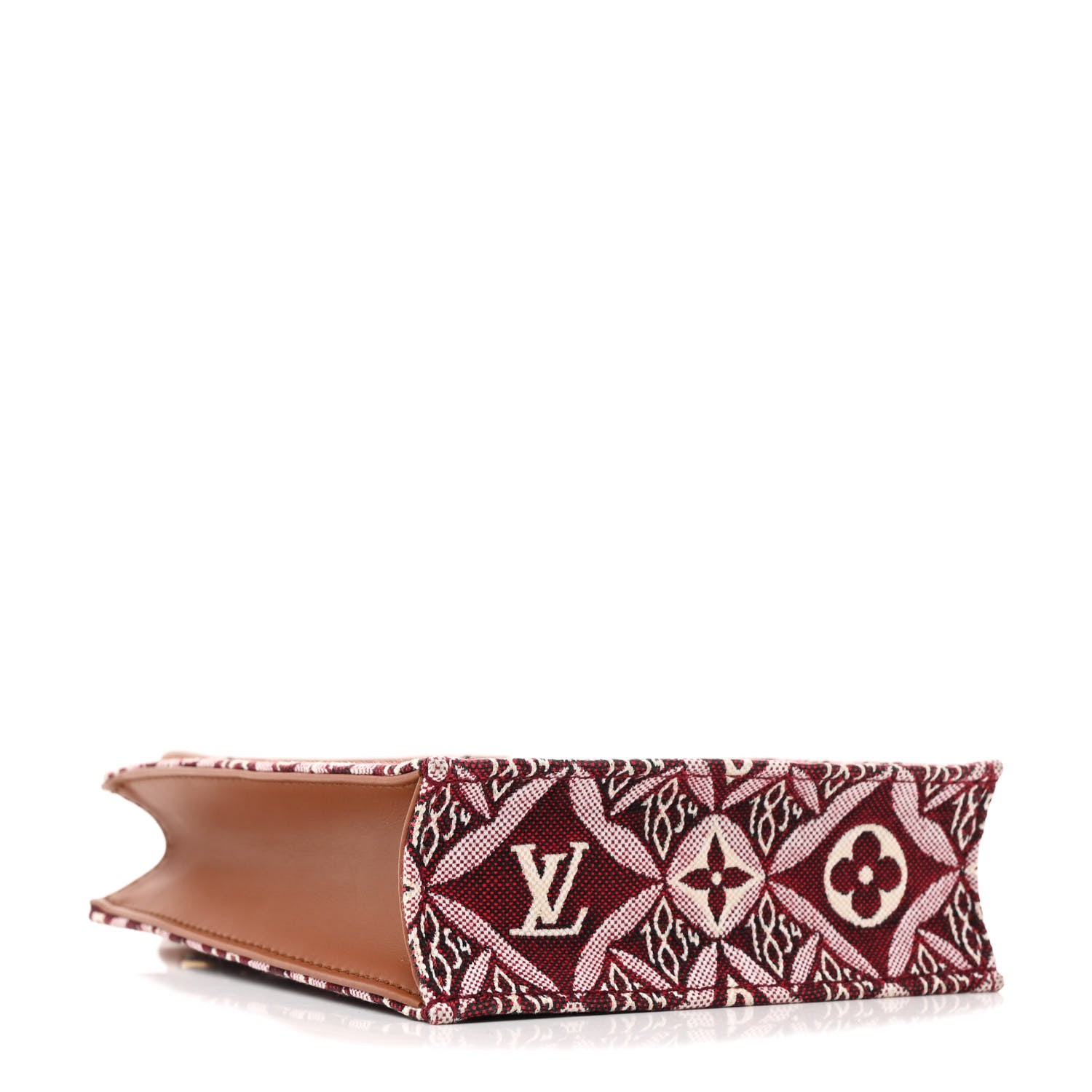 Louis Vuitton Jacquard Since 1854 Petit Sac Plat Bordeaux 4 of 10