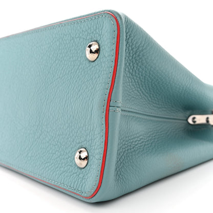 Louis Vuitton Taurillon Capucines GM Ciel Rubis 9 of 14